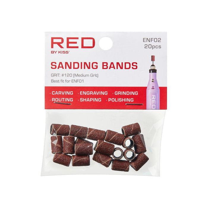 RED by Kiss Sanding Bands 20pcs