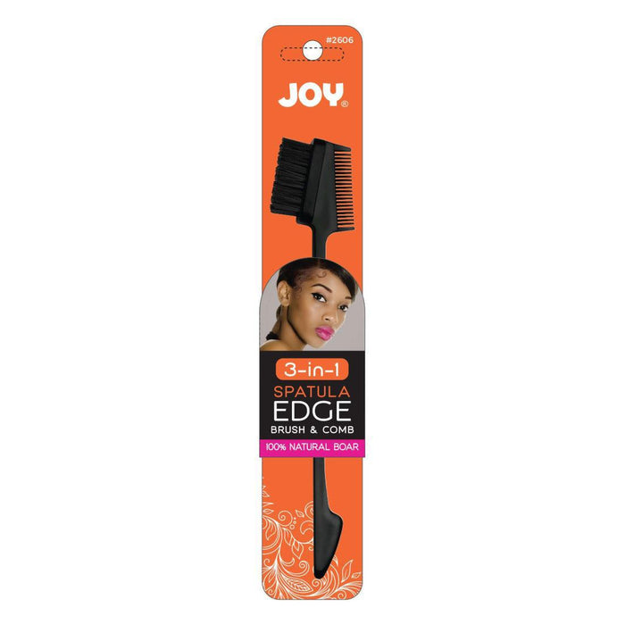 Annie Joy 3 in 1 Spatula Boar Bristle Edge Brush