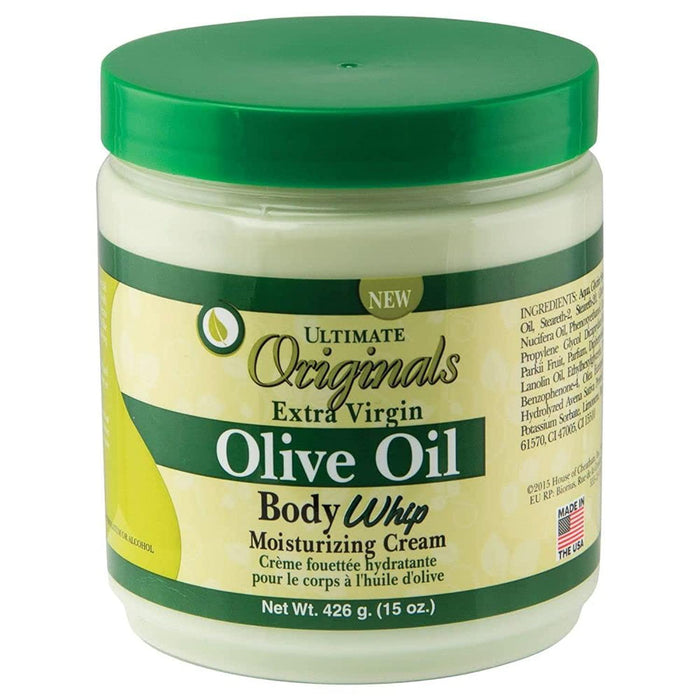 Africa's Best Ultimate Originals Extra Virgin Olive Oil Body Whip 15oz
