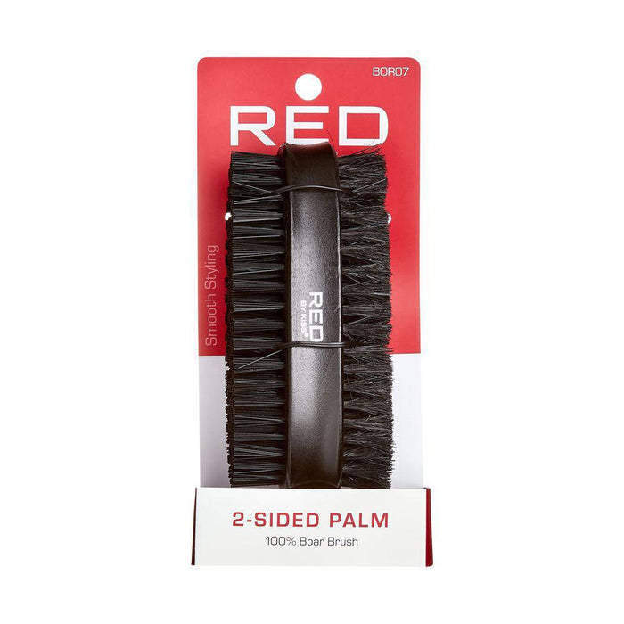 RED by KISS 100% Boar 2-Sided Palm Bristle Brush