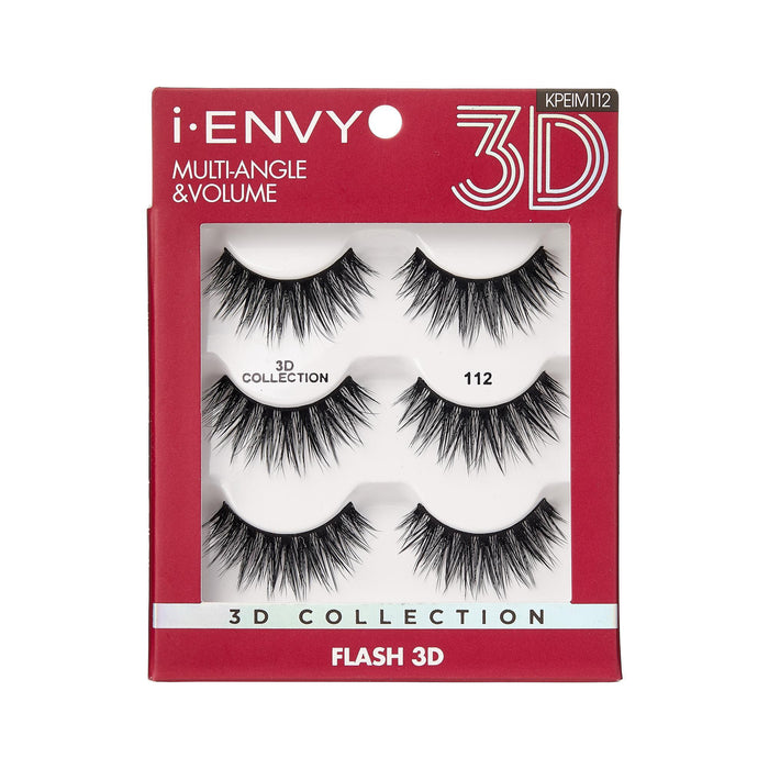 i-ENVY by KISS 3D Lashes Multi Pack - #112