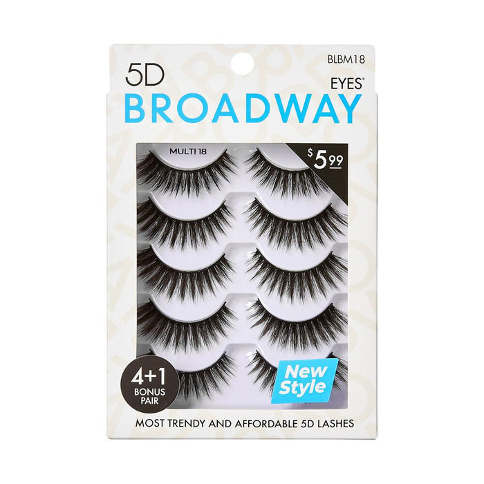 Broadway 5D Lash Multi Pack - 18