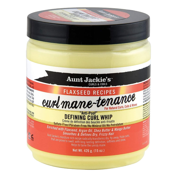 Aunt Jackie's Flaxseed Curl Mane-Tenance Defining Curl Whip 15oz