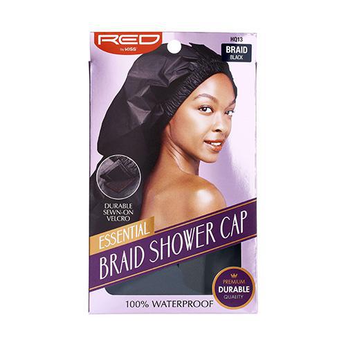RED by Kiss Essential Braid Shower Cap - Black