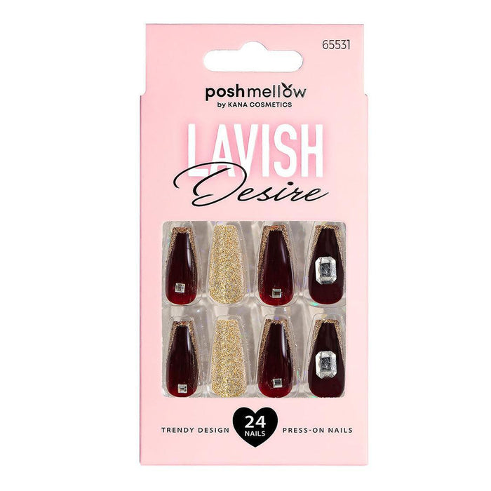 Poshmellow Press-On Nails - Lavish Desire 531