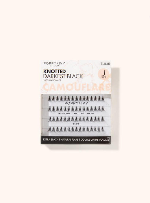 Poppy & Ivy Camouflare Knotted Individual Lashes - Short