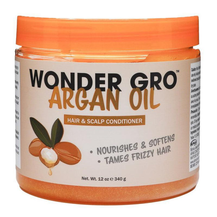 Wonder Gro Hair Grease Hair & Scalp Conditioner 12oz - Argan Oil