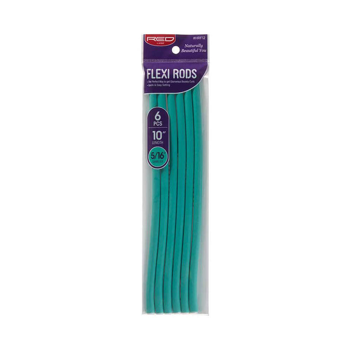 RED by Kiss Flexi Rod 10" Length 6pcs - 5/16" Diameter