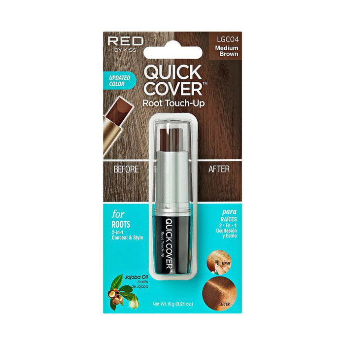 RED by Kiss Quick Cover Root Touch-Up Stick - Medium Brown