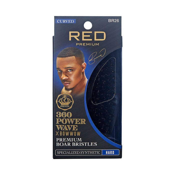 RED Premium Hard Boar Brush - Curved Palm