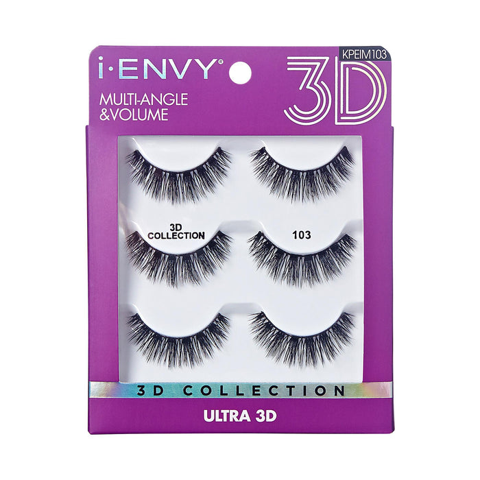i-ENVY by KISS 3D Lashes Multi Pack - #103