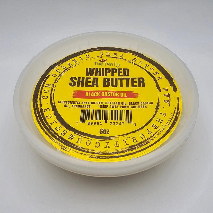 The Purity Whipped Shea Butter 6oz - Black Castor Oil