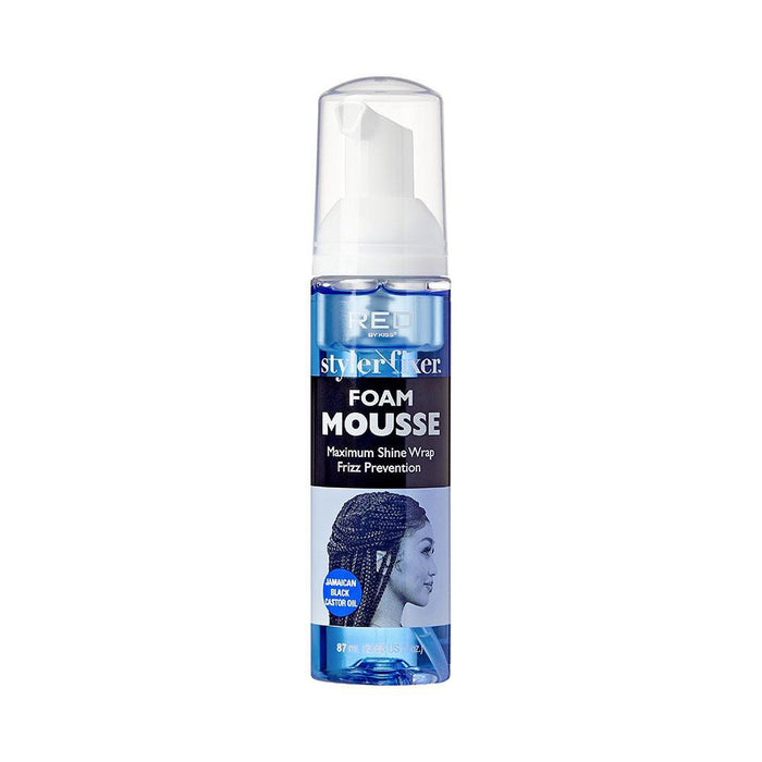 RED by KISS Styler Fixer Foam Mousse Travel Size 2.95oz - Jamaican Black Castor Oil