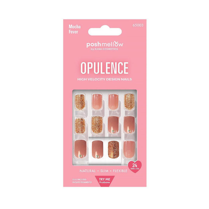 Poshmellow Press-On Nails - Mocha Fever