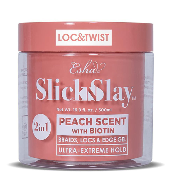 Esha Slick N Slay Braiding Gel 16.9oz - Peach