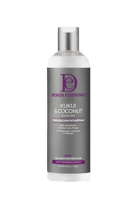 Design Essentials Kukui & Coconut Hydrating Leave-In Conditioner 12oz