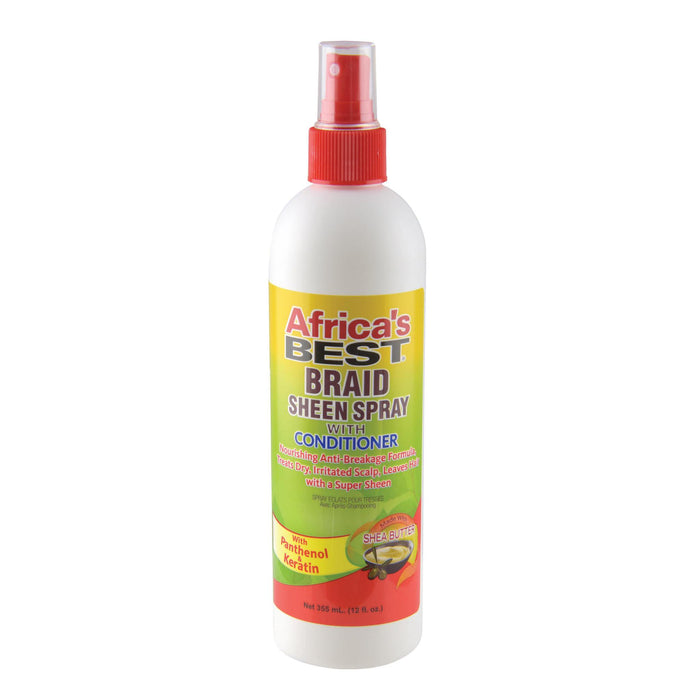 Africa's Best Braid Sheen Spray with Conditioner 12oz