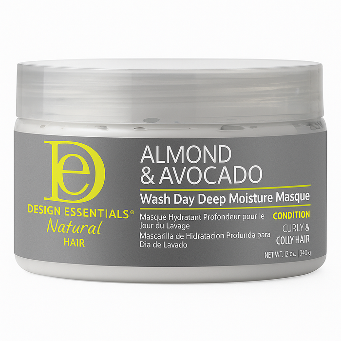 Design Essentials Almond and Avocado Wash Day Deep Moisture Masque 12oz