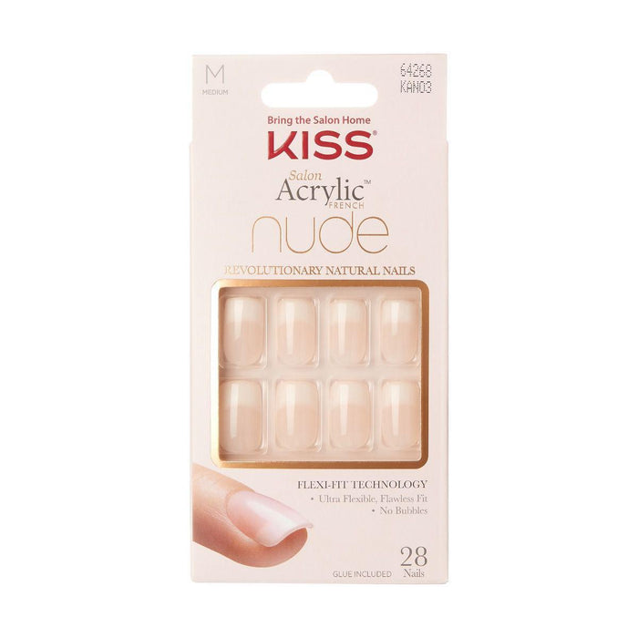 KISS Salon Acrylic French Nude Nails - Cashmere