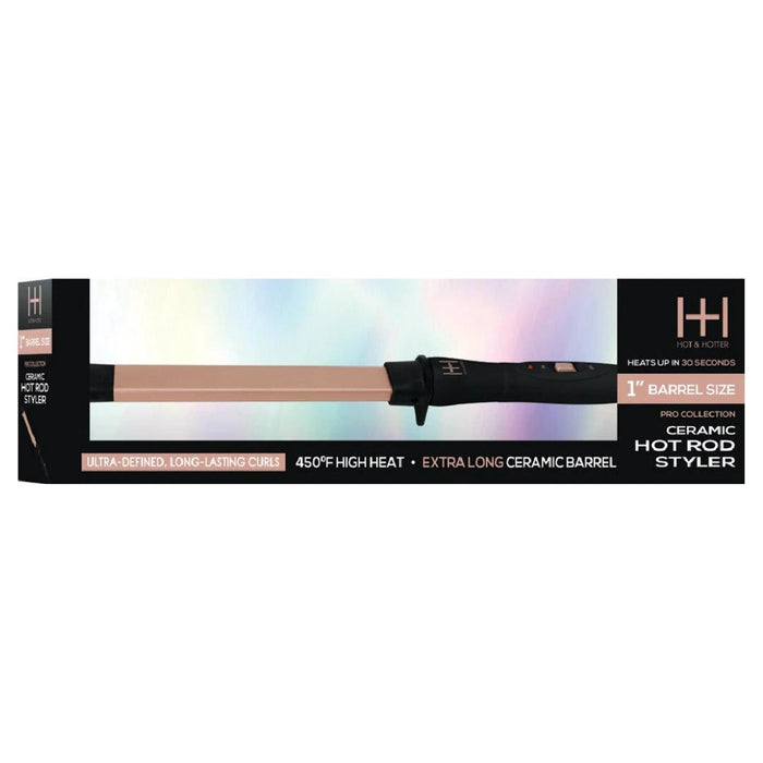 Annie Hot and Hotter Ceramic Hot Rod Styler Wand - 1 Inch