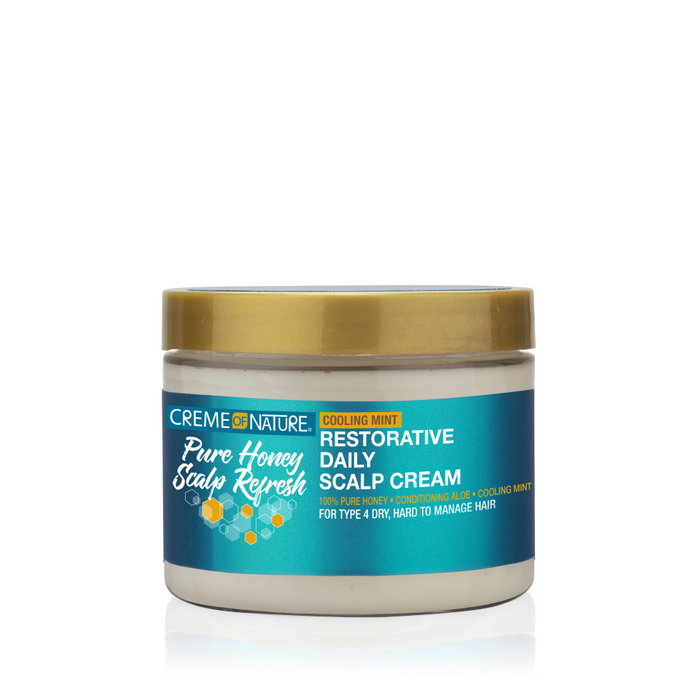 Creme of Nature Pure Honey Scalp Refresh Restorative Daily Scalp Cream 4.7oz