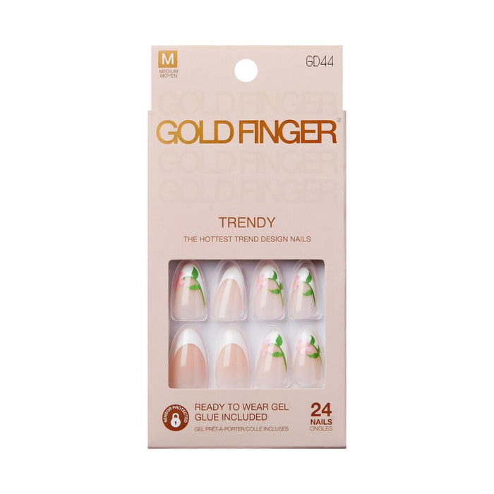 Gold Finger Trendy Nails - Superstar