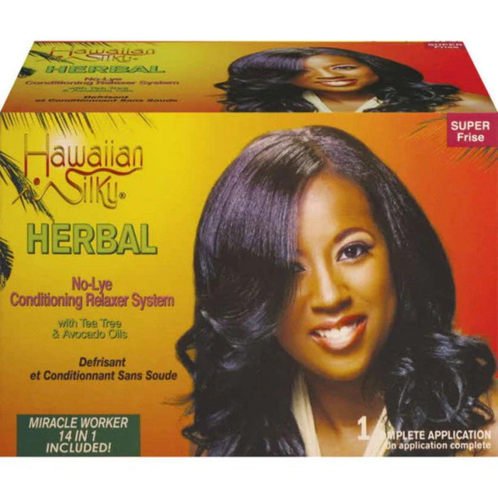 Hawaiian Silky Herbal No-Lye Kit - Super