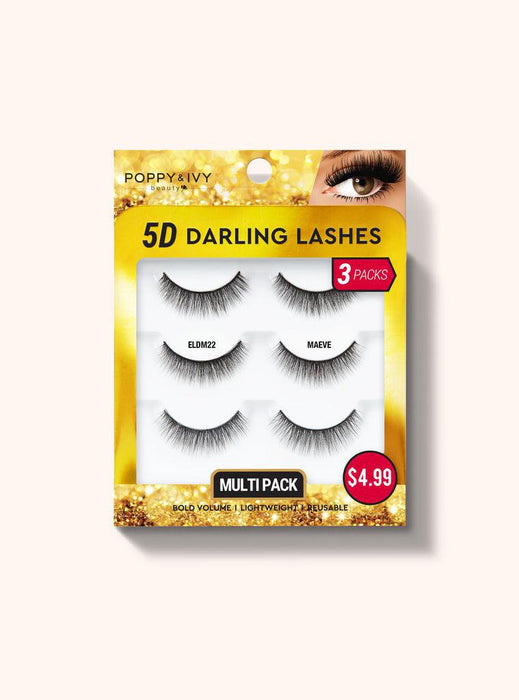 Poppy and Ivy 5D Darling Multi Pack Lashes - Maeve