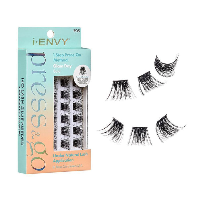 I-ENVY by Kiss Press & Go Press On Cluster Lashes