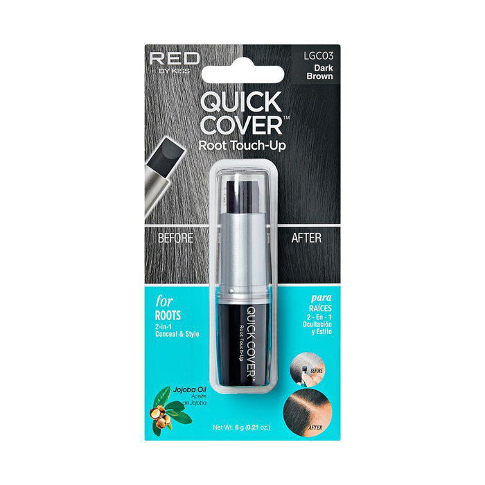 RED by Kiss Quick Cover Root Touch-Up Stick - Dark Brown