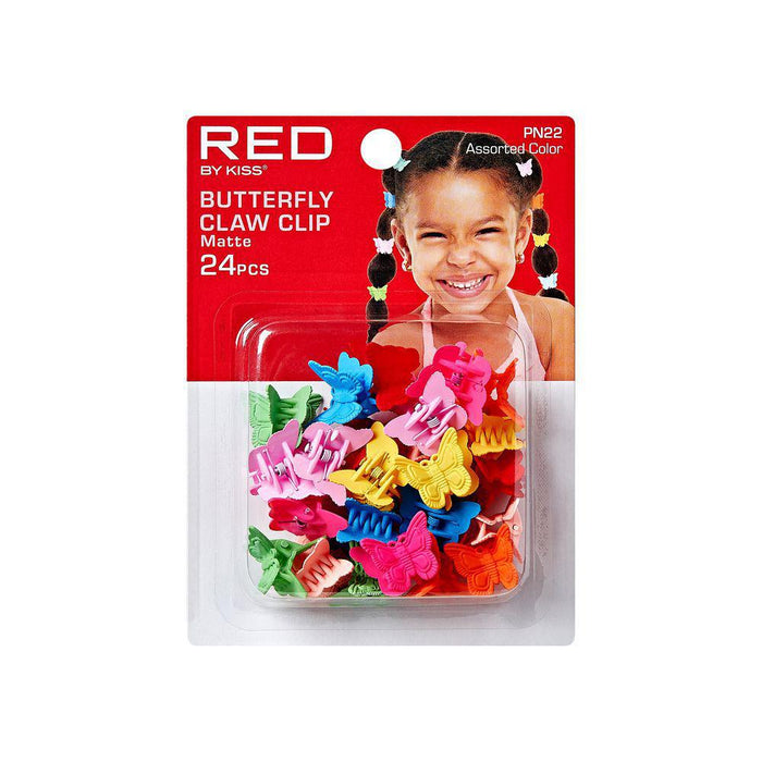 RED by KISS Kids Butterfly Claw Clip Matte 24pcs