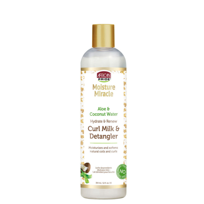 African Pride Moisture Miracle Curl Milk & Detangler 12oz