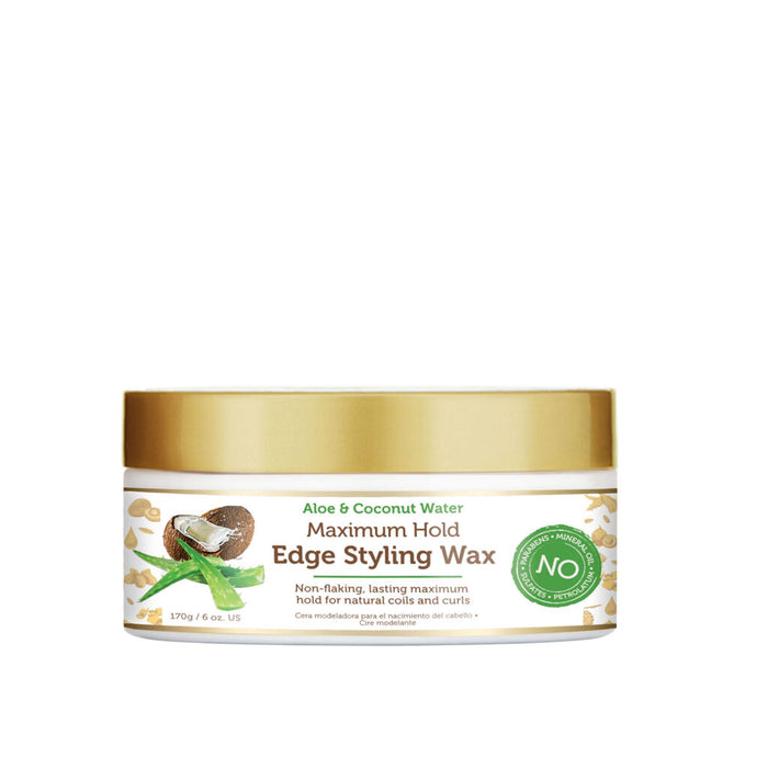 African Pride Moisture Miracle Edge Styling Wax 6oz