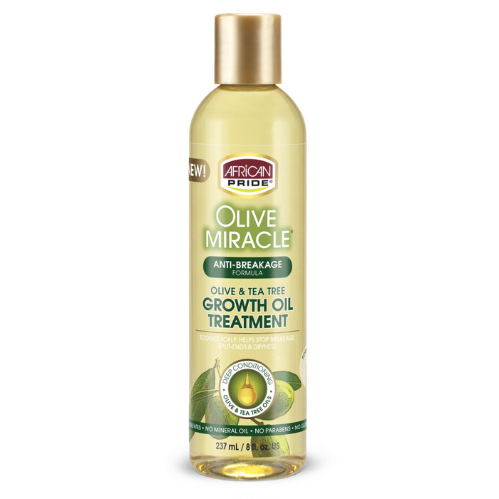 African Pride Olive Miracle Growth Oil Treatment 8oz