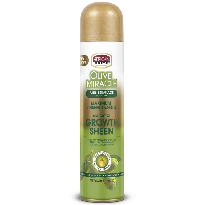 African Pride Olive Miracle Sheen Spray 8oz
