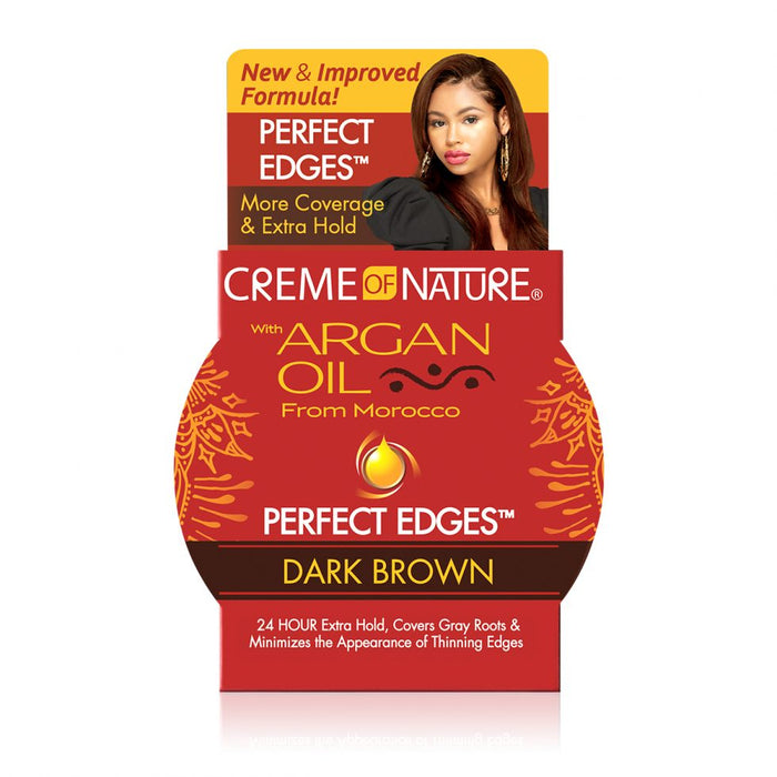 Creme of Nature Argan Oil from Morocco Perfect Edges - Dark Brown