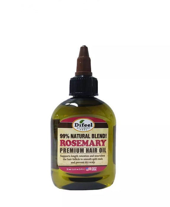 Difeel Premium Natural Hair Oil - Rosemary 2.5oz