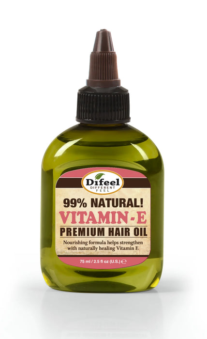 Difeel Premium Natural Hair Oil - Vitamin E Oil 2.5oz