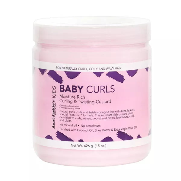 Aunt Jackie's Kids Baby Curls Curling & Twisting Custard 15oz