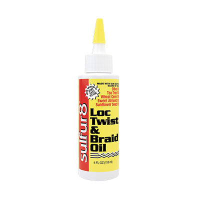 Sulfur 8 Loc Twist & Braid Oil 4oz