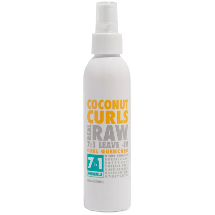 Real Raw Coconut Curls 7-in-1 Quench Leave-In Conditioner 6oz