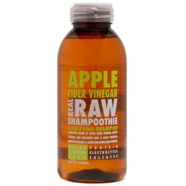Real Raw Shampoothie Apple Cider Vinegar Clarifying Shampoo 12oz
