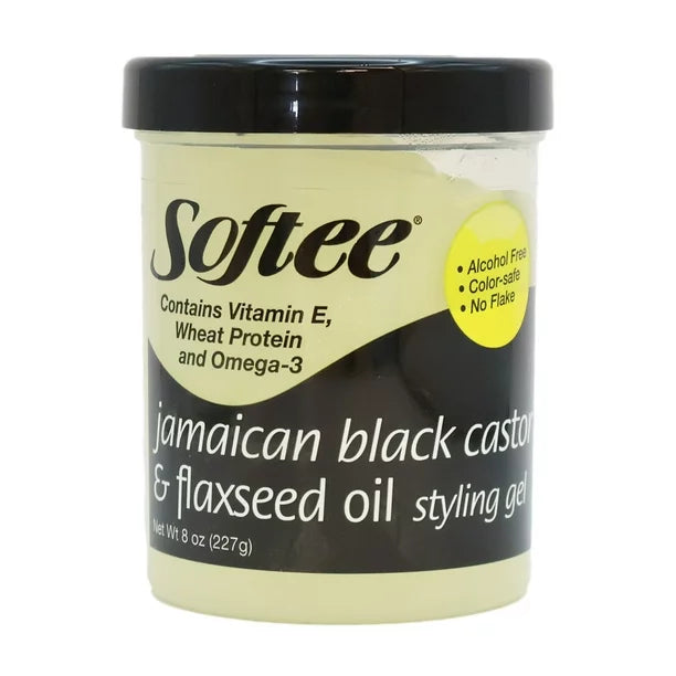 Softee Jamaican Black Castor & Flaxseed Styling Gel