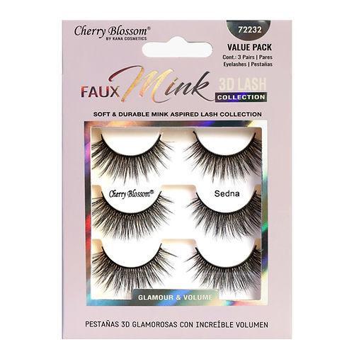 Cherry Blossom 3D Faux Mink Lashes 3 Pack - Sedna