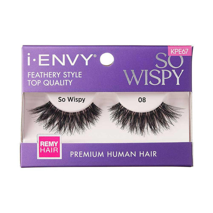 i-ENVY by KISS So Wispy Premium Human Hair Lashes - #08