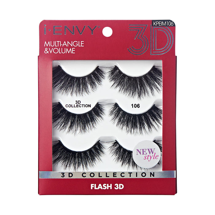 i-ENVY by KISS 3D Lashes Multi Pack - #106