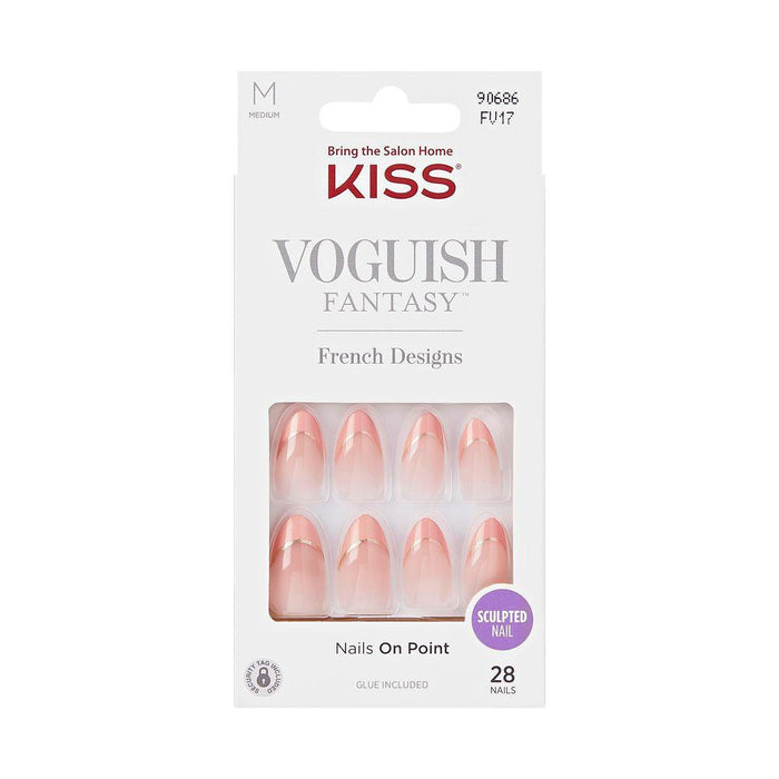 KISS Voguish Fantasy French Nails - Eclatant