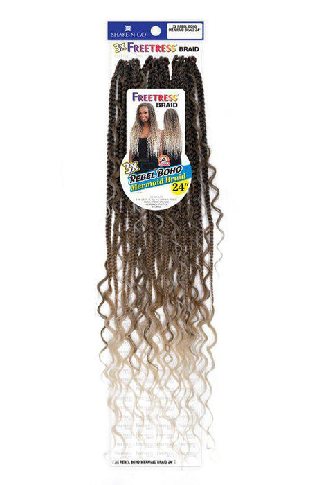Freetress Braid 3x Rebel Boho Mermaid Braid 24"