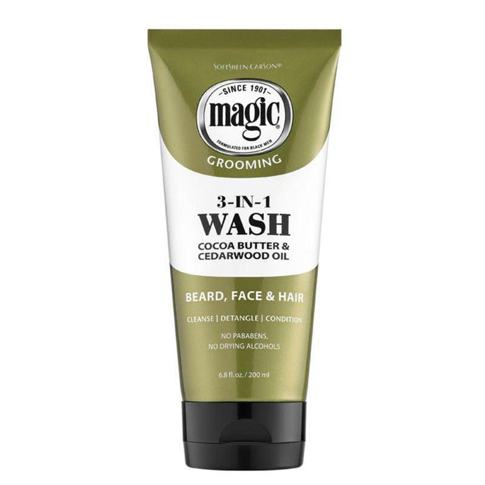 SoftSheen-Carson Magic Grooming 3-in-1 Wash, Beard, Face & Hair 6oz