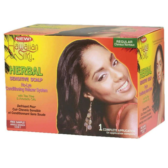 Hawaiian Silky Herbal No-Lye Kit - Regular